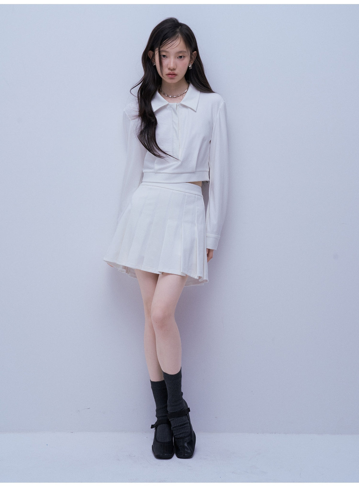 FUSSED_Pleated_Structured_Solid_Color_Women&