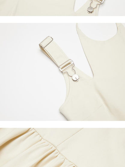FUSSED Remade Multi Patch Strap Cotton Slip Dress
