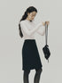 FUSSED_Ribbed_16g_Anti_Pilling_Half_High_Neck_Women&