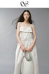 FUSSED_Sage_Gray_Asymmetric_Cinched_Waist_Spaghetti_Strap_Women&
