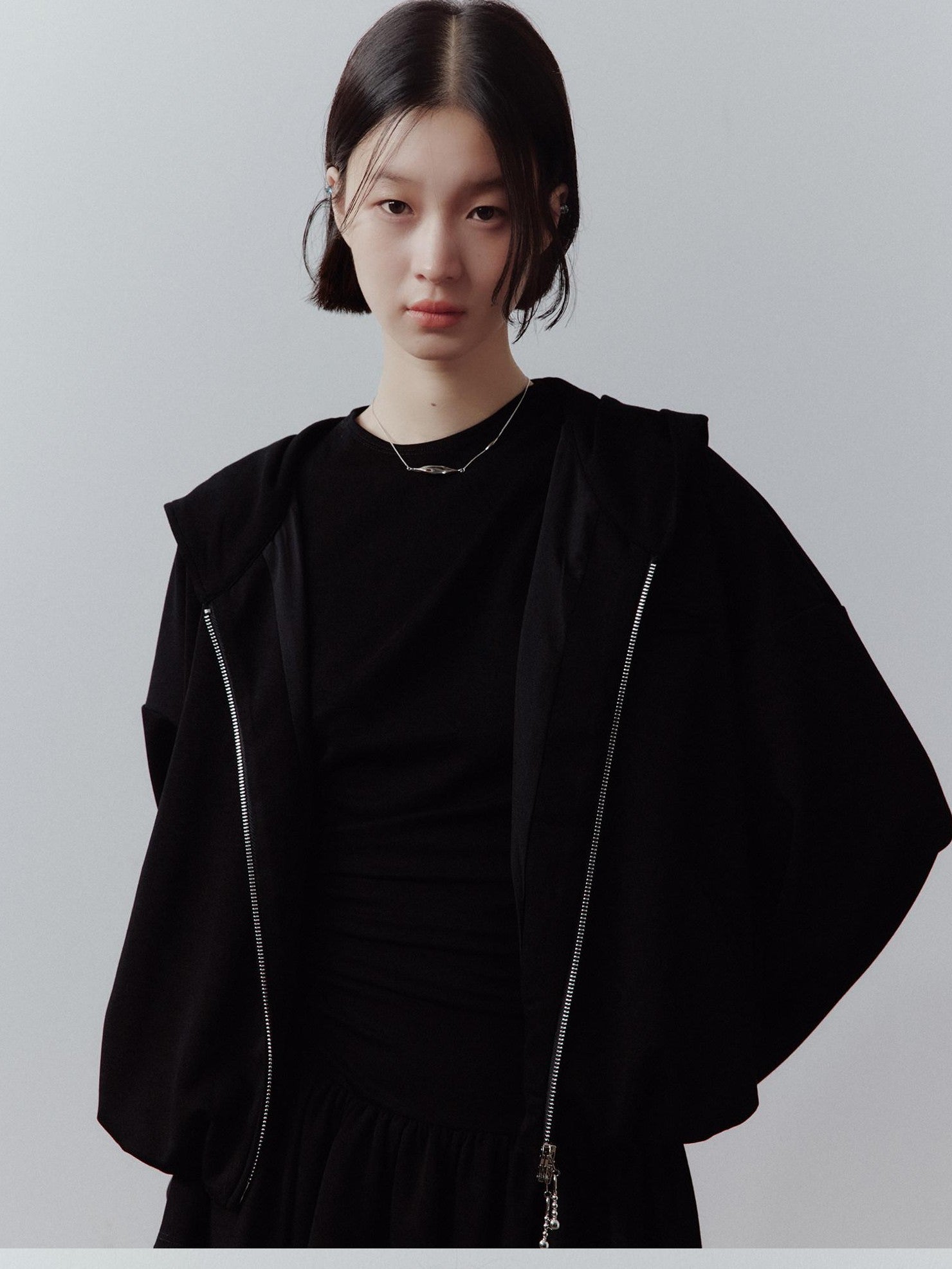 FUSSED Sandwashed Cloud Bubble Cropped Drop Shoulder Women&
