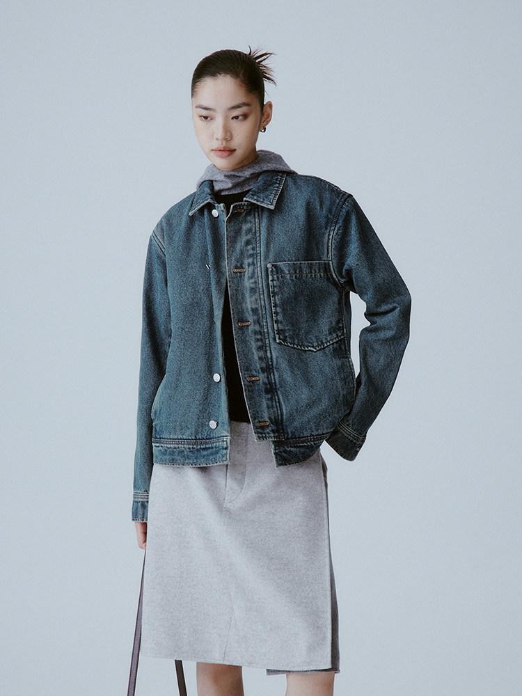 FUSSED Sea Blue Contour Detail Old Money Women&