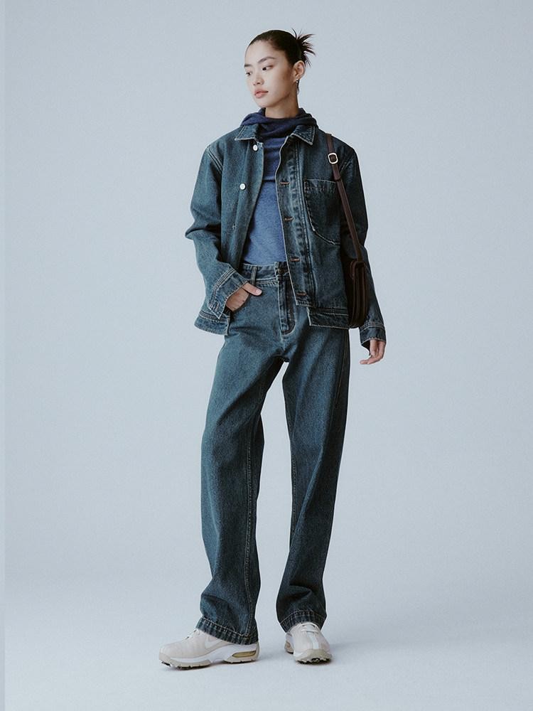 FUSSED Sea Blue Contour Detail Old Money Women&