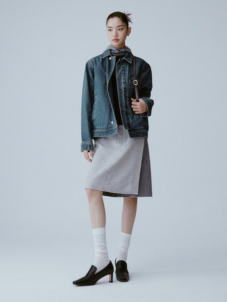 FUSSED Sea Blue Contour Detail Old Money Women&