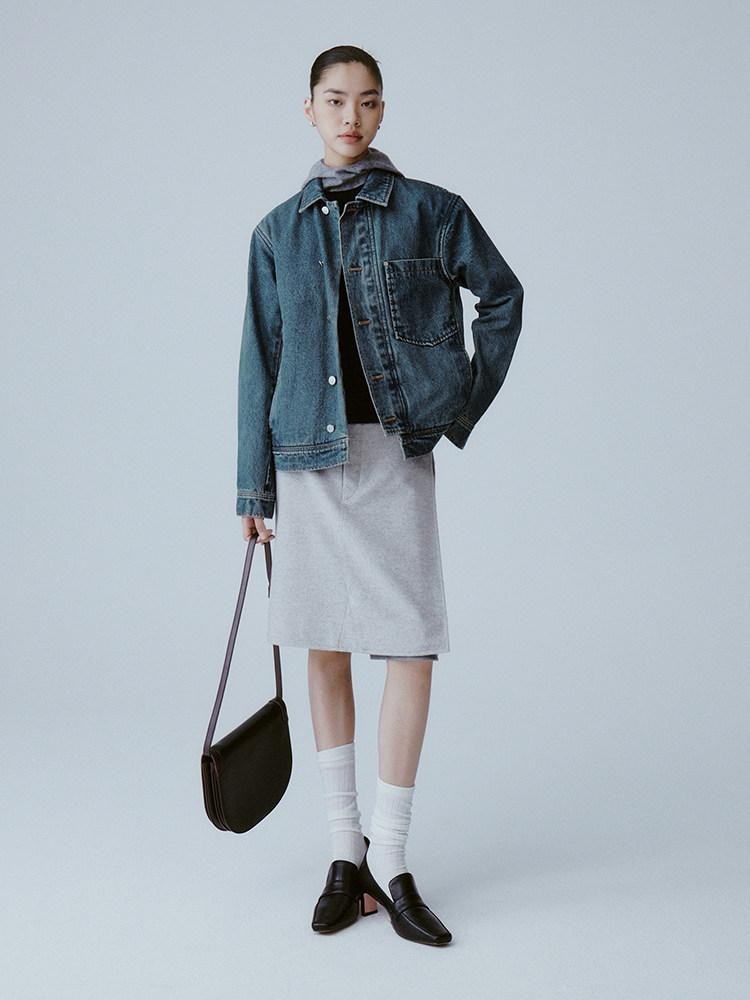 FUSSED Sea Blue Contour Detail Old Money Women&