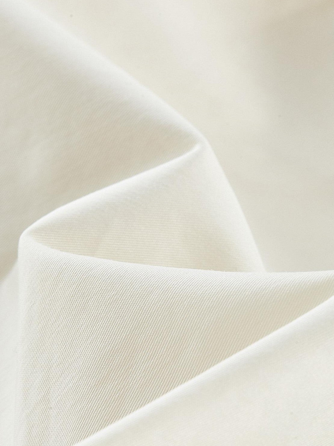 FUSSED Soft Mist White Heavy 3d Pressed Pleats A Line Women&