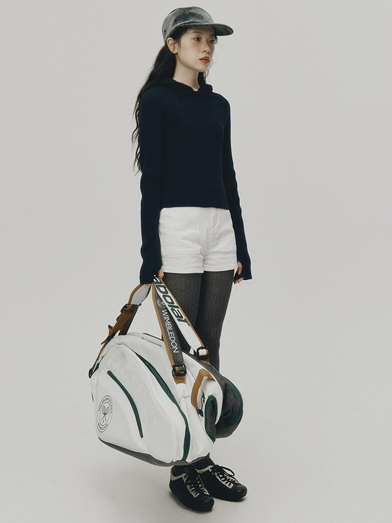 FUSSED Soft Wool Hooded Sweater With Thumbholes