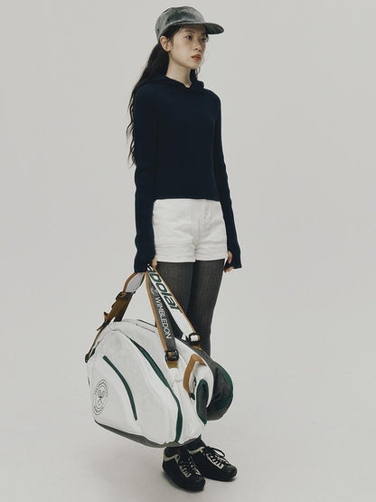 FUSSED Soft Wool Hooded Sweater With Thumbholes