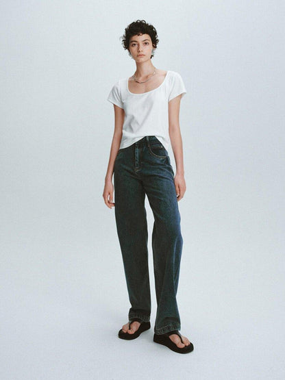 FUSSED Solid Clean Fit Three Necklines Women&