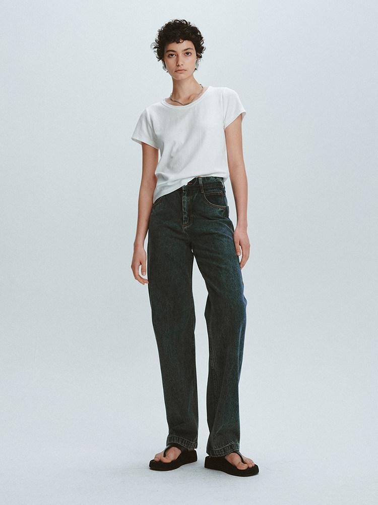 FUSSED Solid Clean Fit Three Necklines Women&
