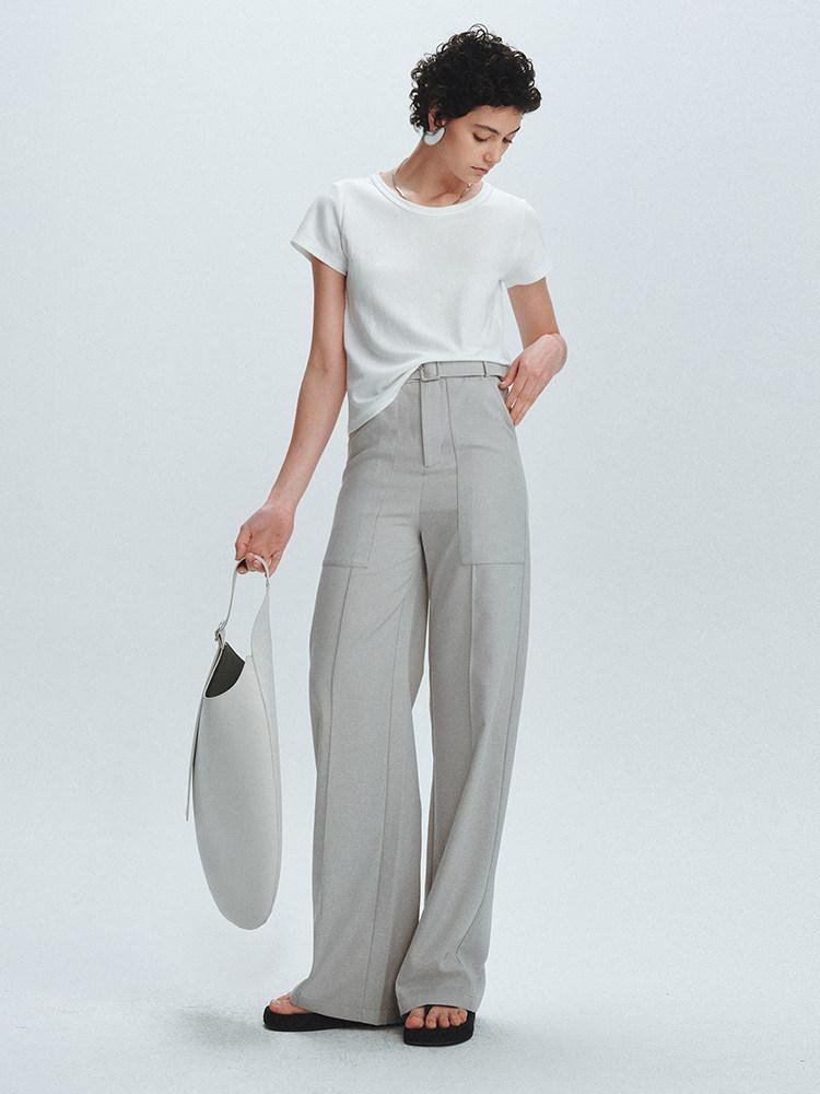 FUSSED Solid Clean Fit Three Necklines Women&