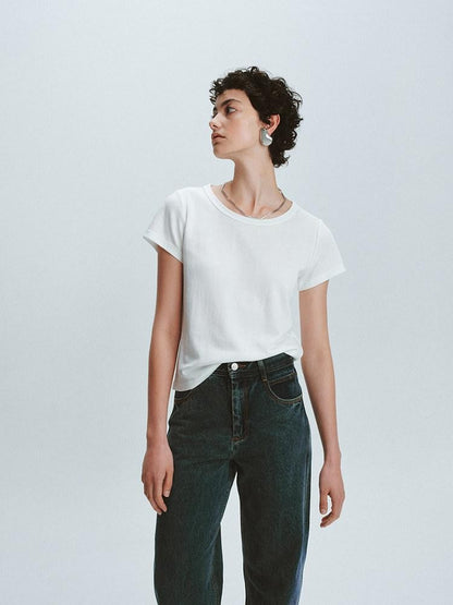 FUSSED Solid Clean Fit Three Necklines Women&