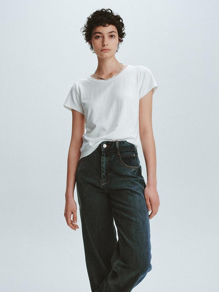 FUSSED Solid Clean Fit Three Necklines Women&