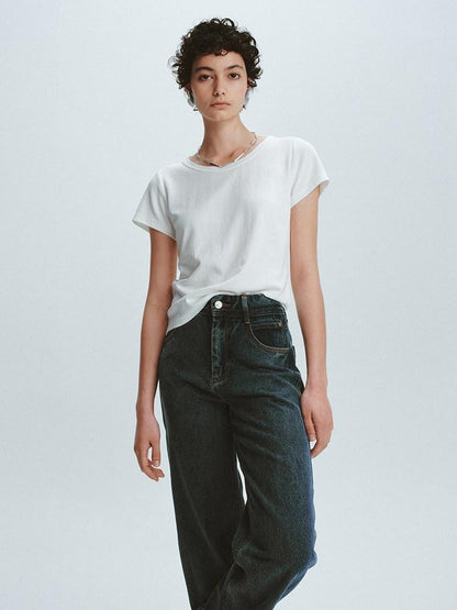 FUSSED Solid Clean Fit Three Necklines Women&