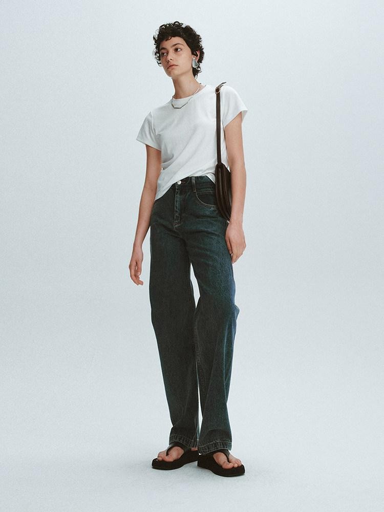FUSSED Solid Clean Fit Three Necklines Women&