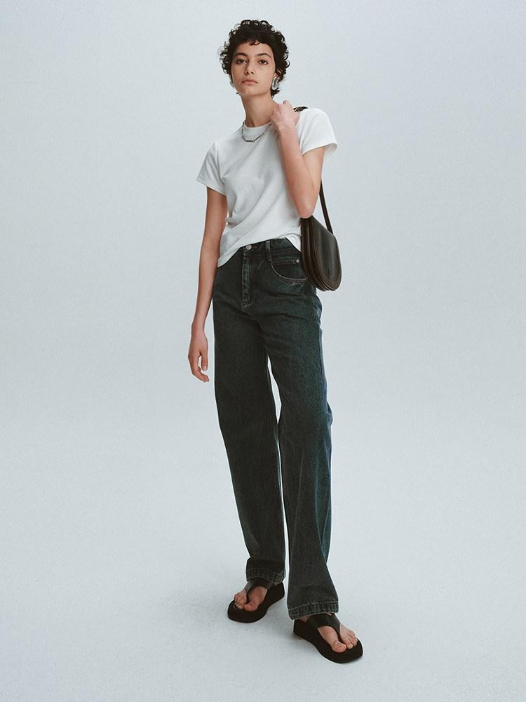FUSSED Solid Clean Fit Three Necklines Women&