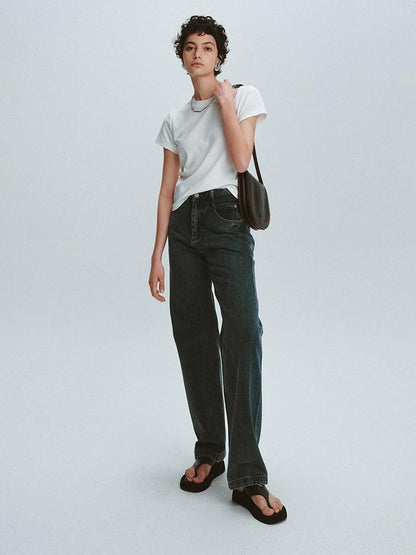 FUSSED Solid Clean Fit Three Necklines Women&
