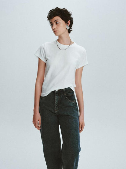 FUSSED Solid Clean Fit Three Necklines Women&