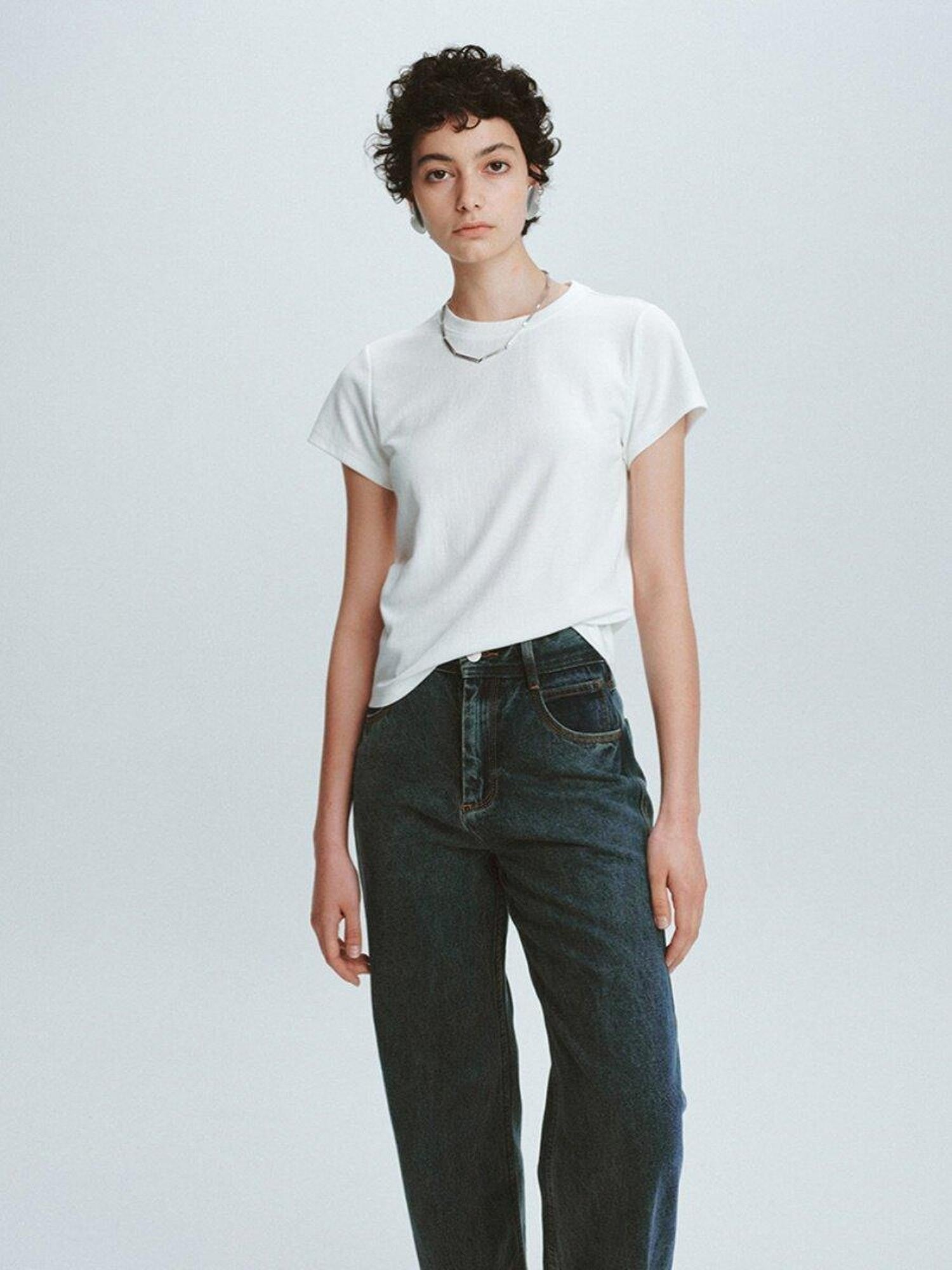 FUSSED Solid Clean Fit Three Necklines Women&