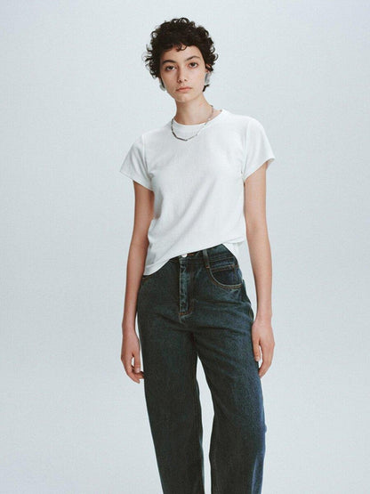 FUSSED Solid Clean Fit Three Necklines Women&