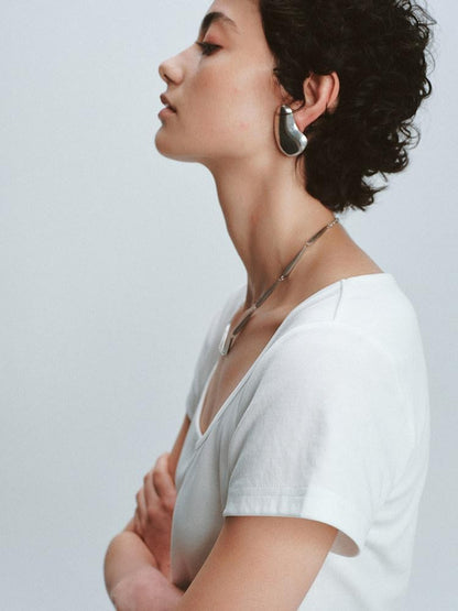 FUSSED Solid Clean Fit Three Necklines Women&