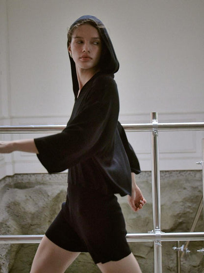 FUSSED Sporty Open Front 3 4 Sleeve Women&