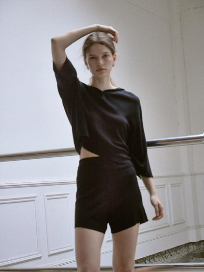 FUSSED Sporty Open Front 3 4 Sleeve Women&