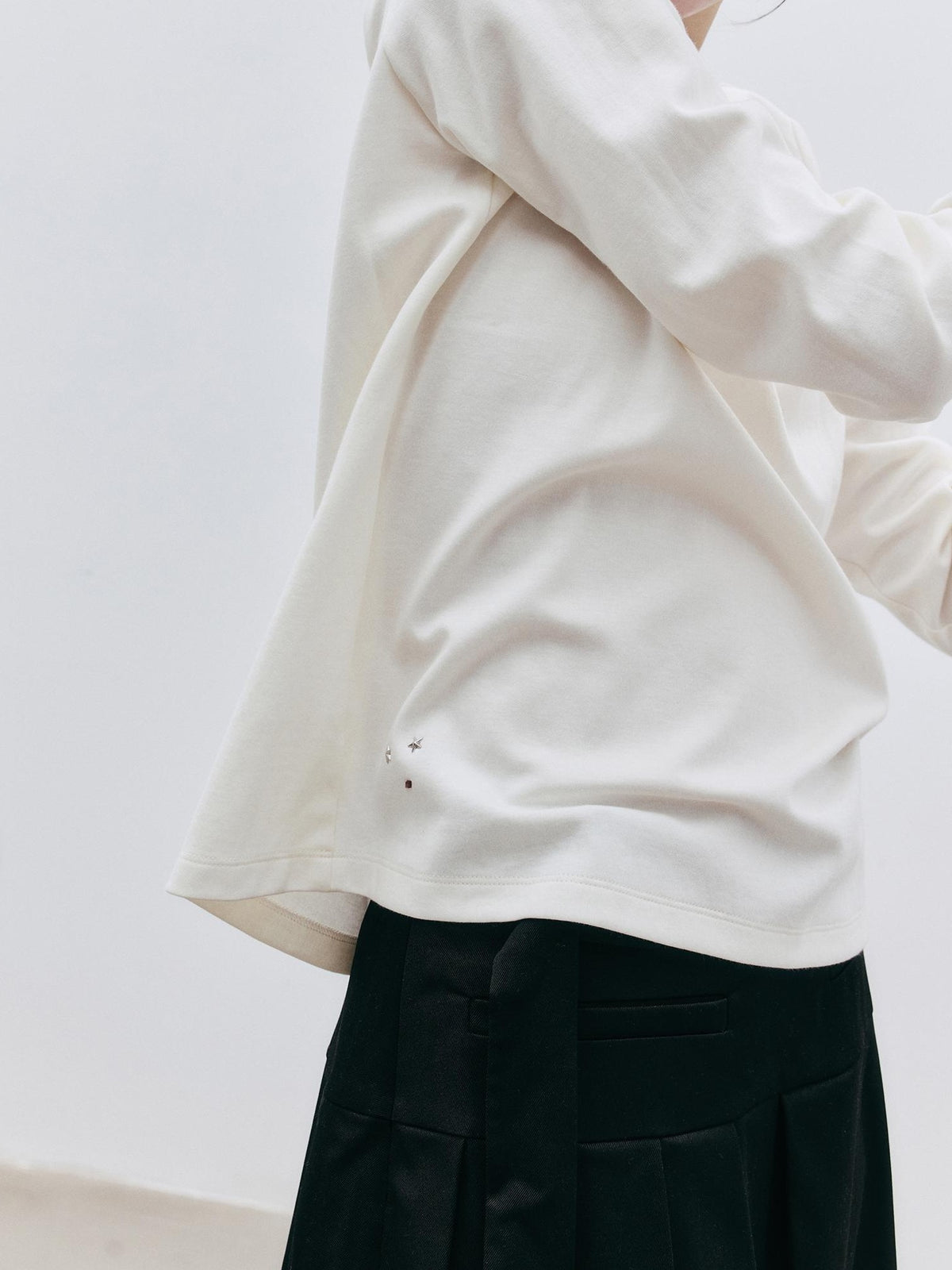 FUSSED Star Print Knit Loose Fit Women&
