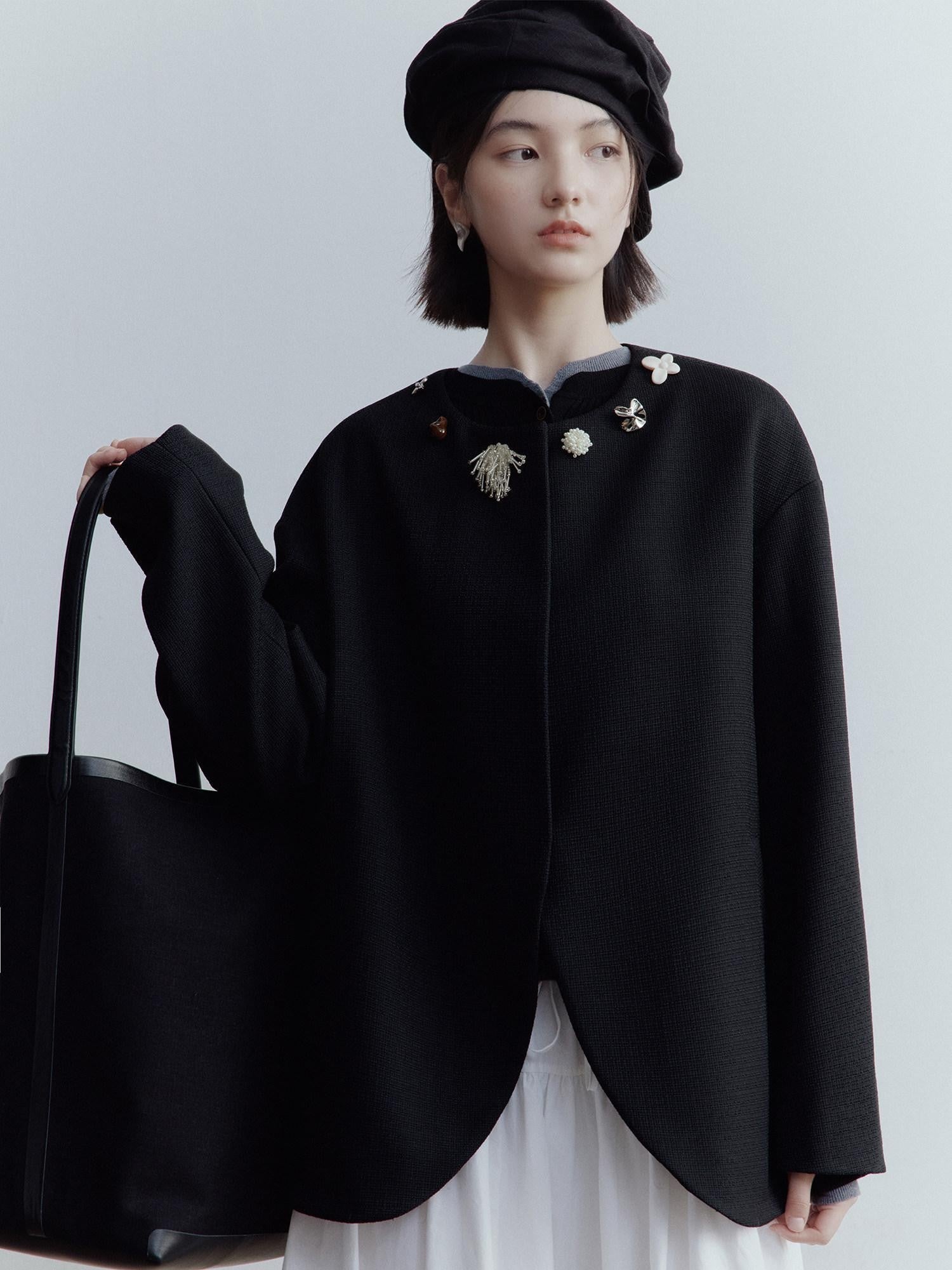 FUSSED Textured Deconstructed Patchwork Women&