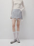 FUSSED_Textured_Gray_Noise_Lace_Trimmed_Structured_Skirt_MISSTT