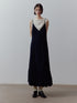 FUSSED_Tranquil_Blue_Bubble_Deep_V_Tulip_Hem_Women&