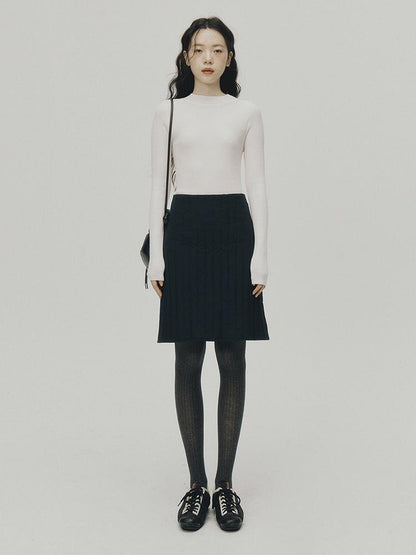 FUSSED Ultrafine Merino Ribbed Turtleneck Sweater