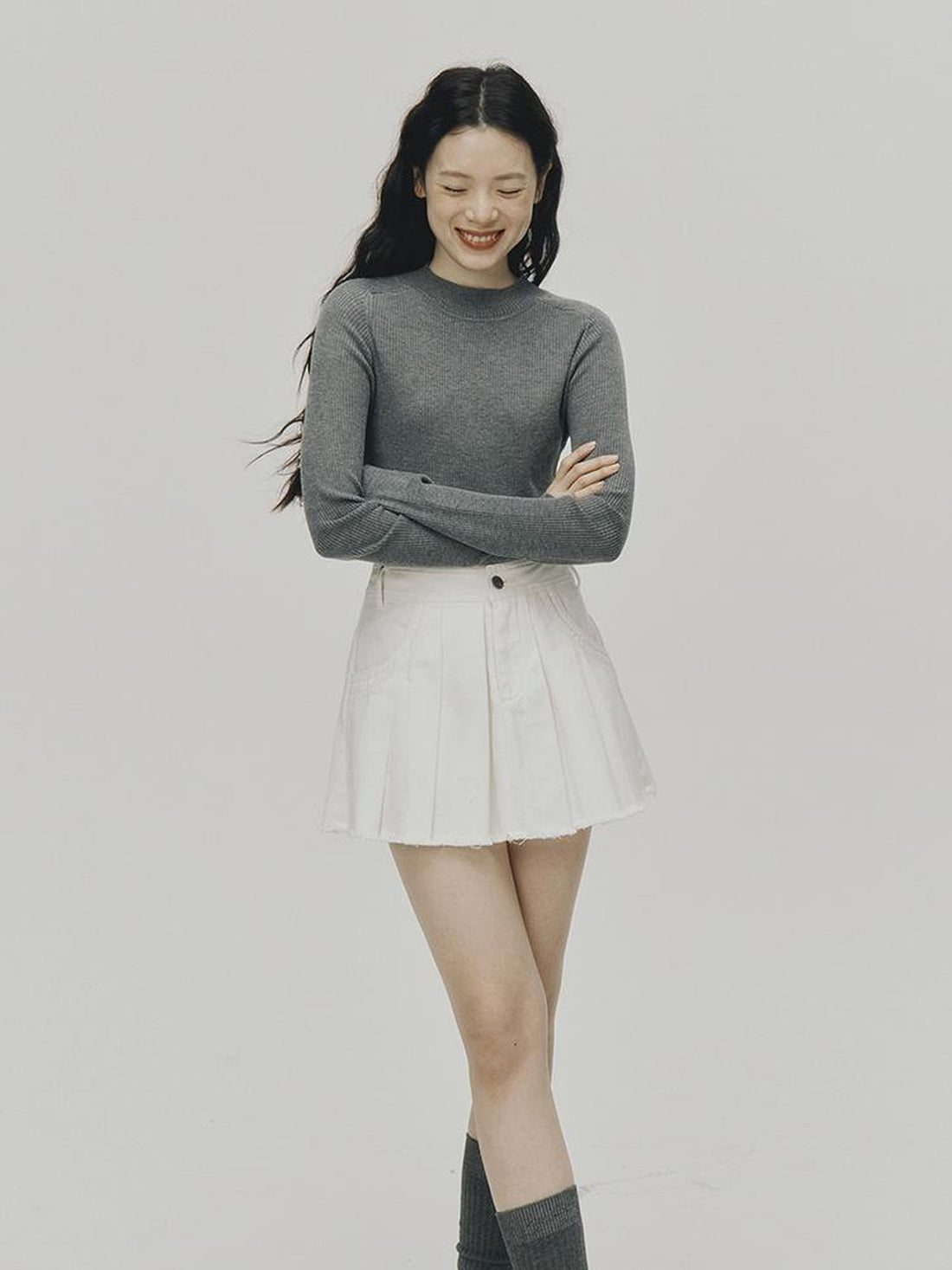 FUSSED Ultrafine Merino Ribbed Turtleneck Sweater