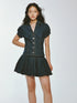 FUSSED_Vtg_Cowgirl_Vintage_Blue_V-neck_Denim_Puff_Sleeve_Crop_Shirt_MISSTT