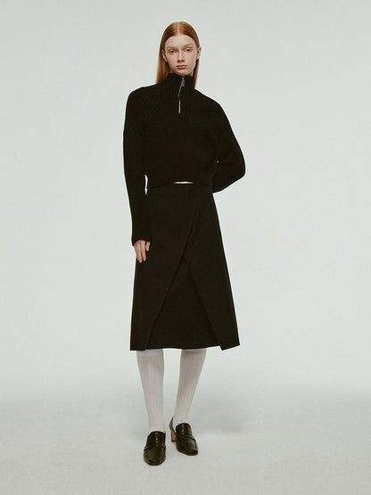 FUSSED_Wool_Blend_A_Line_Skirt_with_Layered_Design_MISSTT