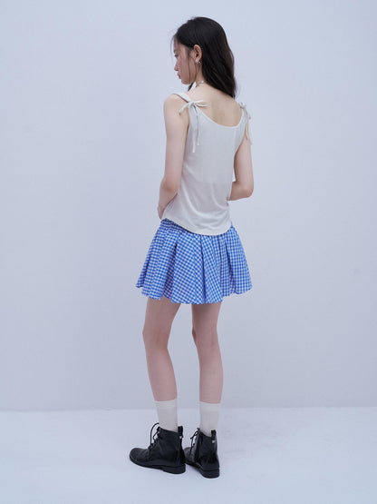 FUSSED Yarn Dyed Vichy Plaid Layered Women&