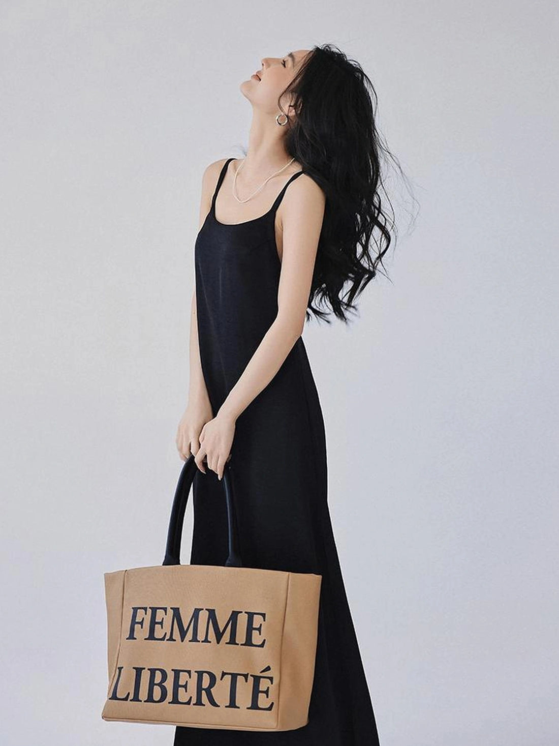 FU FRESH UP Acetate Satin Slip Maxi Dress With High Slit