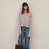 FU_FRESH_UP_Asymmetric_Shoulder_Rayon_Striped_Tee_MISSTT