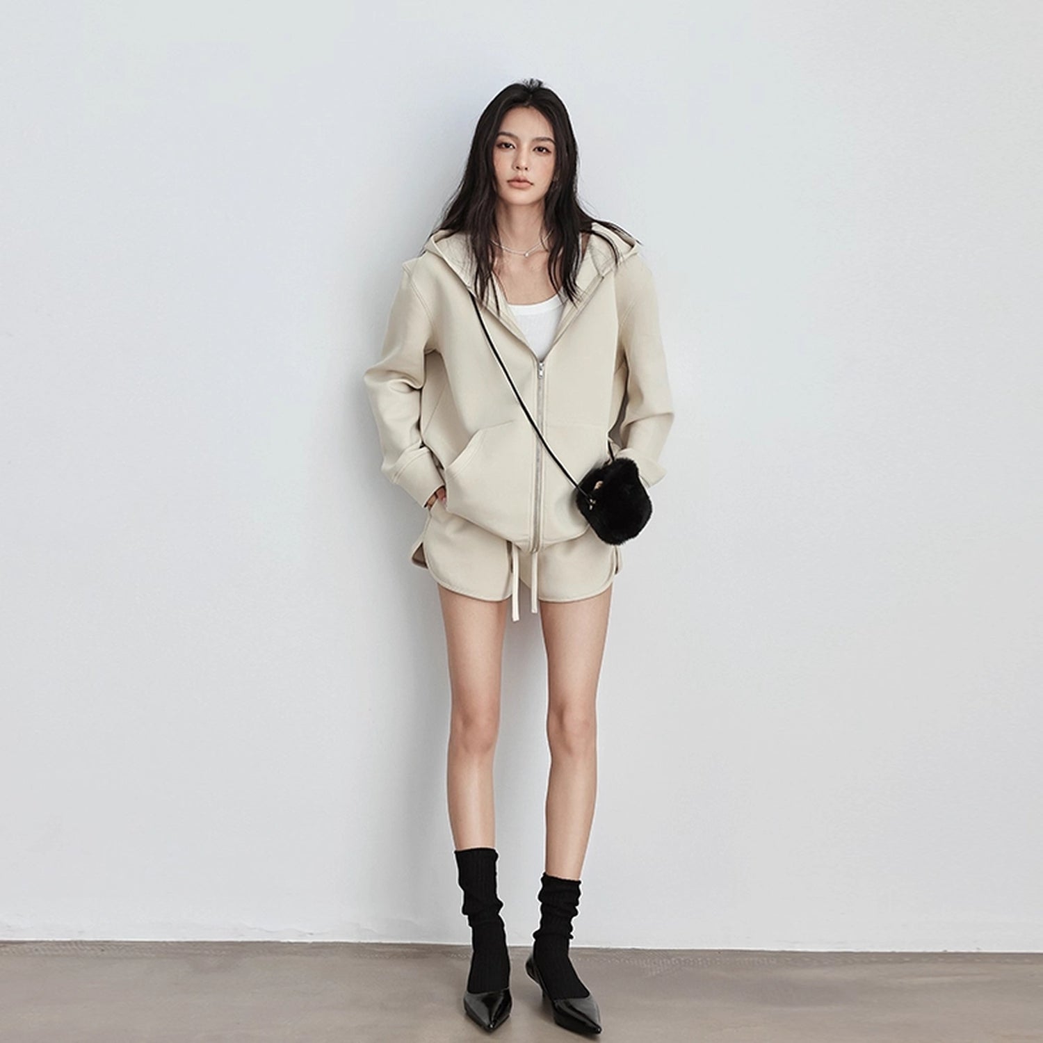 FU_FRESH_UP_Athflow_Hoodie_Set_With_High_Waist_Shorts_MISSTT