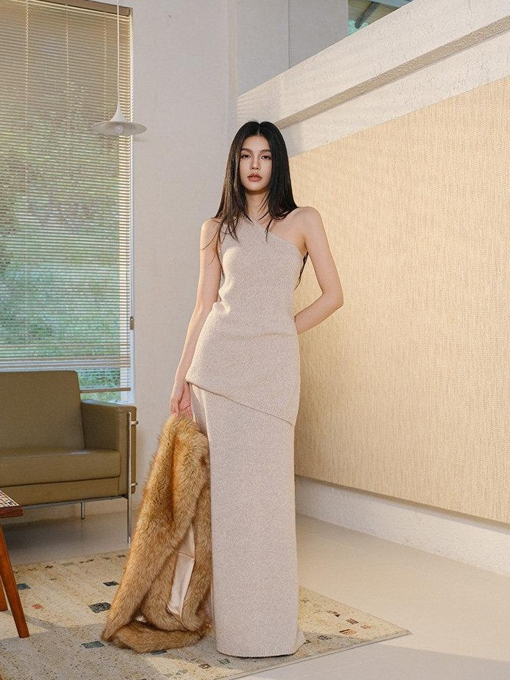 FU FRESH UP Bare Touch Asymmetrical One Shoulder Women&