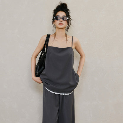 FU_FRESH_UP_Chic_Lace_Panel_Spliced_Camisole_Tailored_Women&