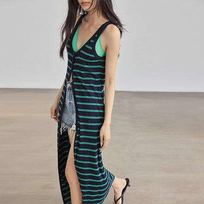 FU_FRESH_UP_Color_Block_Stripe_Knit_Slip_Dress_MISSTT