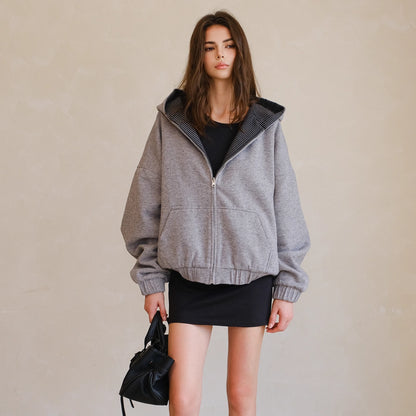FU_FRESH_UP_Color_Block_Stripe_Reversible_Hooded_Jacket_MISSTT