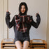 FU_FRESH_UP_Colorblock_Plaid_V-neck_Mid_Length_Knit_Women&
