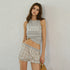 FU_FRESH_UP_Colorblock_Slogan_Print_Round_Neck_Slim_H_Shaped_Women&