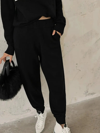 FU FRESH UP Comfort Wool Knit Ankle Pants