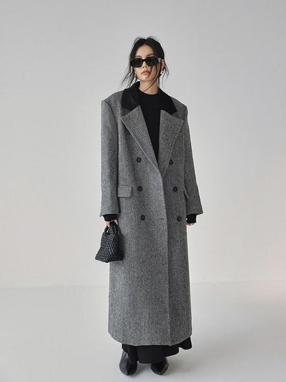 FU FRESH UP Contrast Color Tailored Blazer Women&