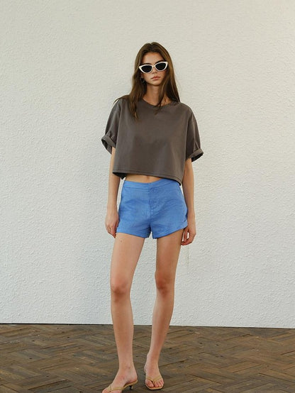 FU FRESH UP Cooling Drop Shoulder Cropped Women&