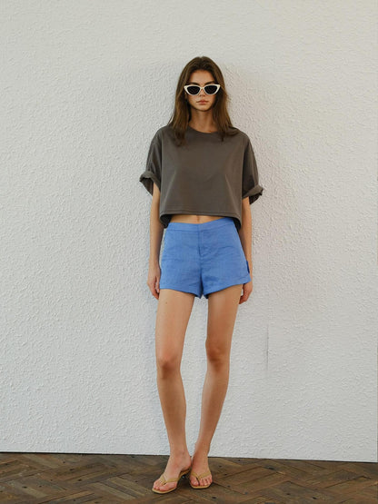 FU FRESH UP Cooling Drop Shoulder Cropped Women&