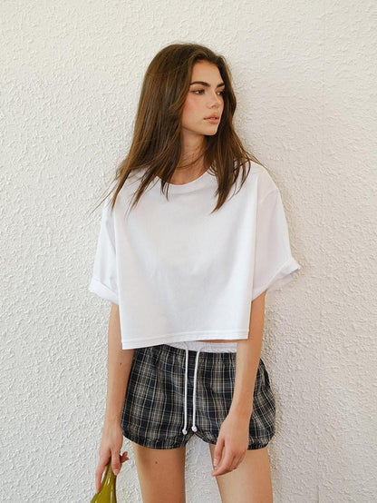FU FRESH UP Cooling Drop Shoulder Cropped Women&